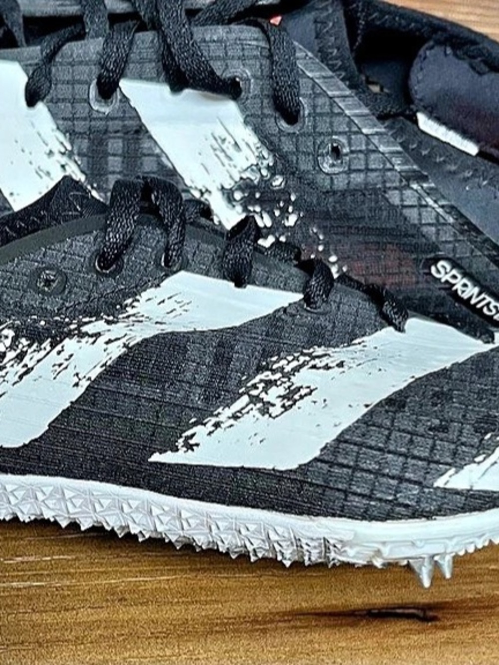 adidas Sprintstar Athletic Shoes Black & White US 10